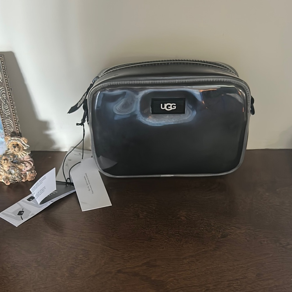 UGG Black Toiletry Bag with Structured Design